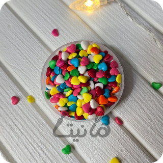 ترافل قلب رنگی