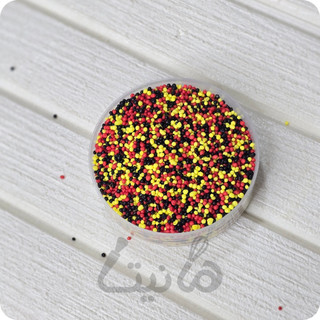 ترافل خوراکی شنی مشکی زرد نارنجی